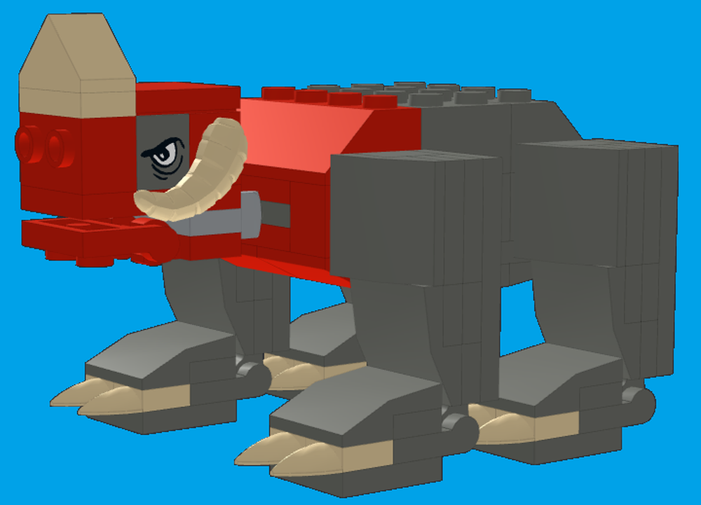 Lego Reek - Minifigure Scale