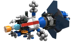 Nano Scale Neo-Classic Space Deep Space Science Vessel