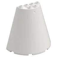 Cone Half 8 x 4 x 6 / White