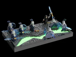 Lady Myra vs. Knights of New Earth (Battle of Riboz)