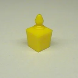 Belville / Scala, Equipment, Bottle Perfume with Square Base / Yellow