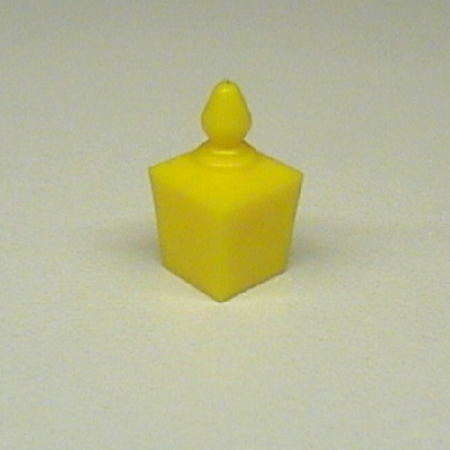 Lego Belville / Scala, Equipment, Bottle Perfume with Square Base / Yellow