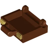 Bag / Suitcase / Briefcase Base with Gold Clasps Print