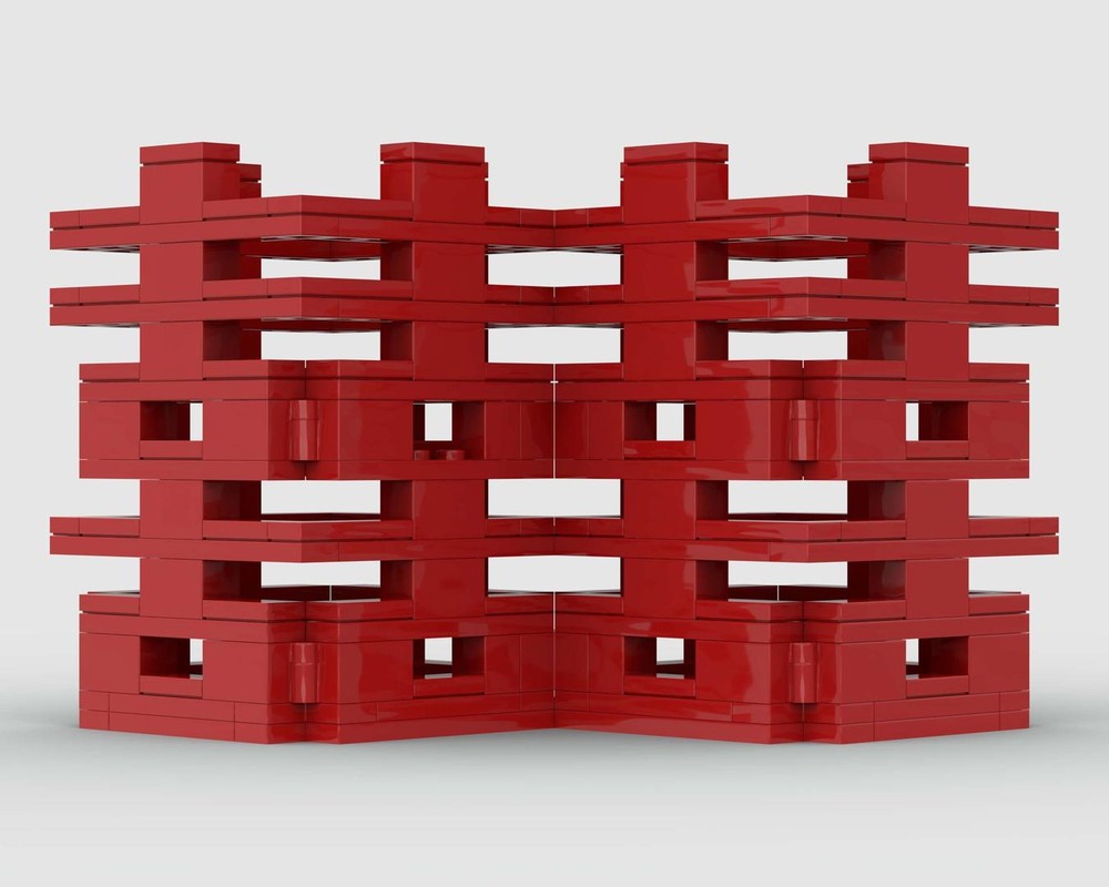 Lego Chinese Character ：Eight Happiness Pen Container