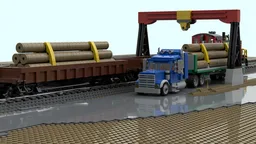Pipe Load for Trucks and Trains
