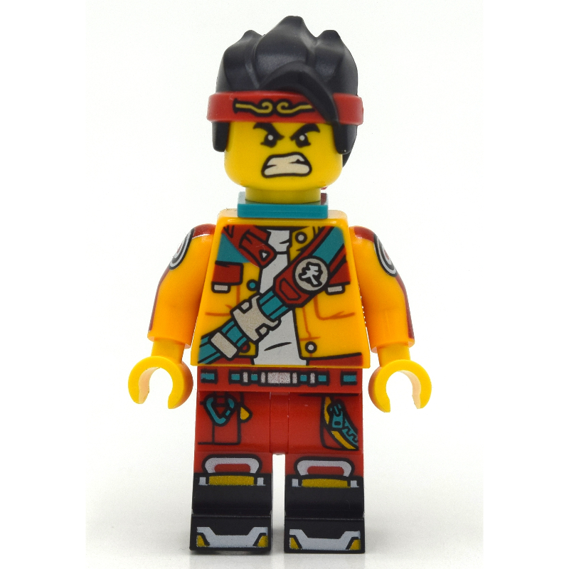 Lego Monkie Kid, Bright Light Orange Jacket, Neck Bracket