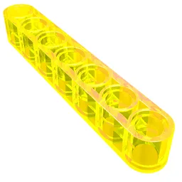 Technic Beam 1 x 7 Thick / Trans-Neon Green