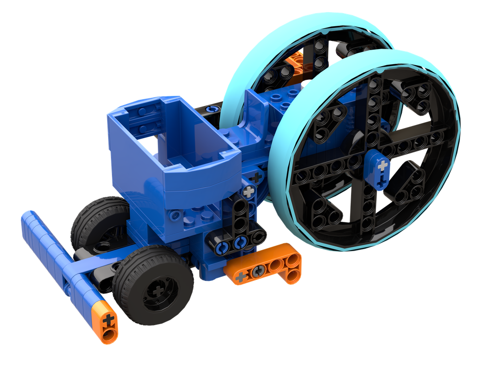 Lego High Blocks FLL Masterpiece Blue Car #2