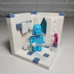 D.Vader Minifigure Stand