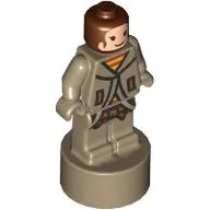 Minifig Trophy Statuette, Hermione Granger, Dark Tan Outfit