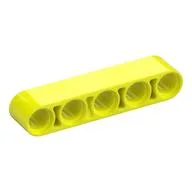 Technic Beam 1 x 5 Thick / Vibrant Yellow
