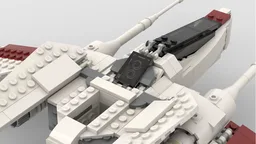 Vector Starfighter High Republic minifigure scale