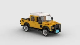 Land Rover Defender 130 Pickup - City/Minifigure Scale