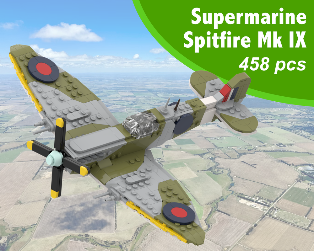 Lego Supermarine Spitfire Mk IX