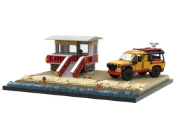 Lifeguard Tower Display