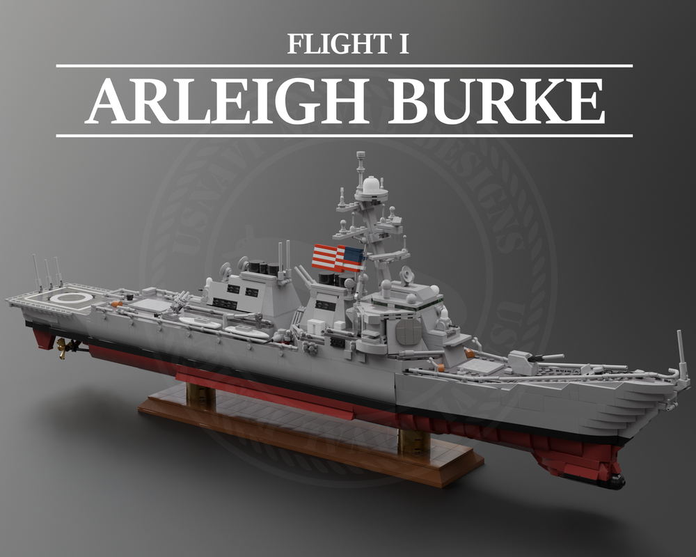 Lego Arleigh Burke-class destroyer | Flight I