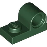 Plate Special 1 x 2 with Pin Hole on Top / Dark Green