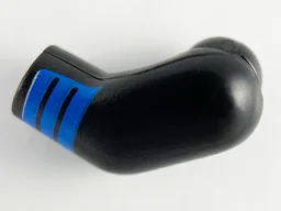 Arm, Left with 3 Blue Stripes Pattern