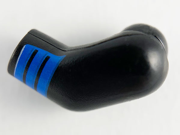 Lego Arm, Left with 3 Blue Stripes Pattern