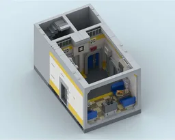 Fallout Vault 42 - Elevator - Front Module - V1