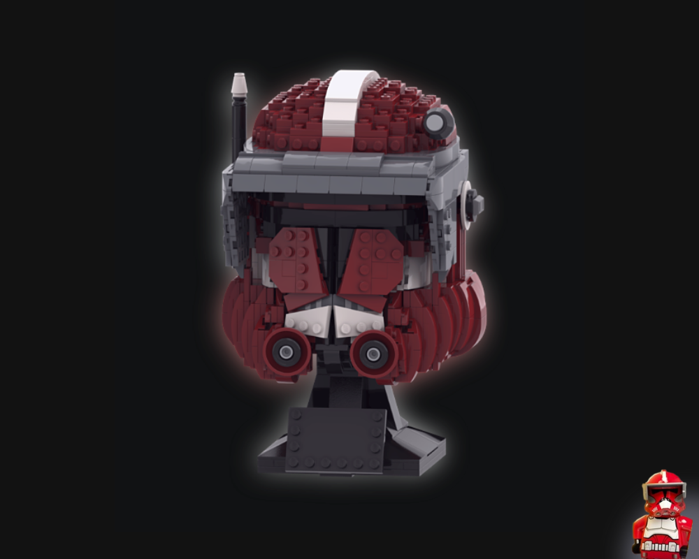 Lego Commander Fox - Phase 2 Helmet (75349 Mod)