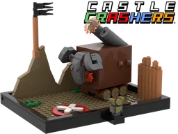 Castle Crashers Barbarian War Machine Diorama