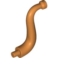 Lego Animal Body Part / Plant, Tail / Trunk / Tentacle / Tongue / Vine / Tree Branch (Short Tip) / Earth Orange