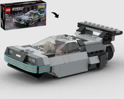 DeLorean Airspeeder – Alternate Build of 77256 Time Machine from Back to the Future