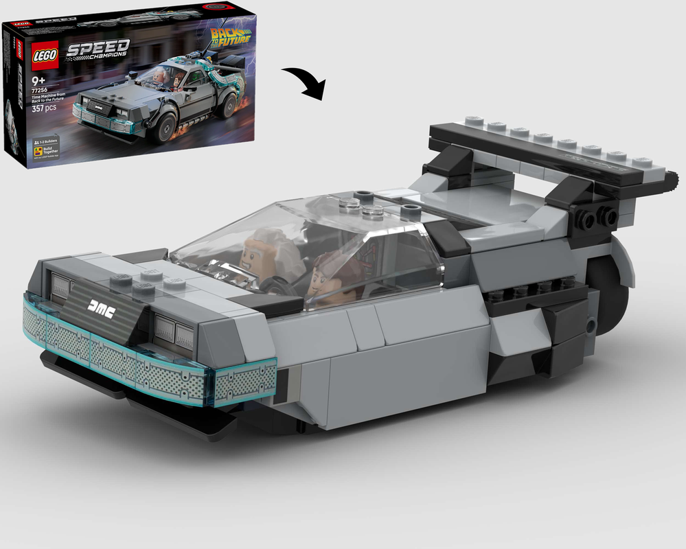 Lego DeLorean Airspeeder – Alternate Build of 77256 Time Machine from Back to the Future