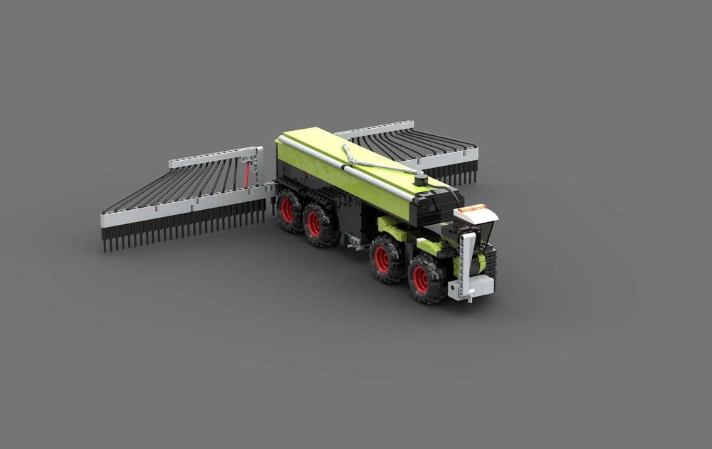 Lego Green Tractor / Xerion with Slurry tanker
