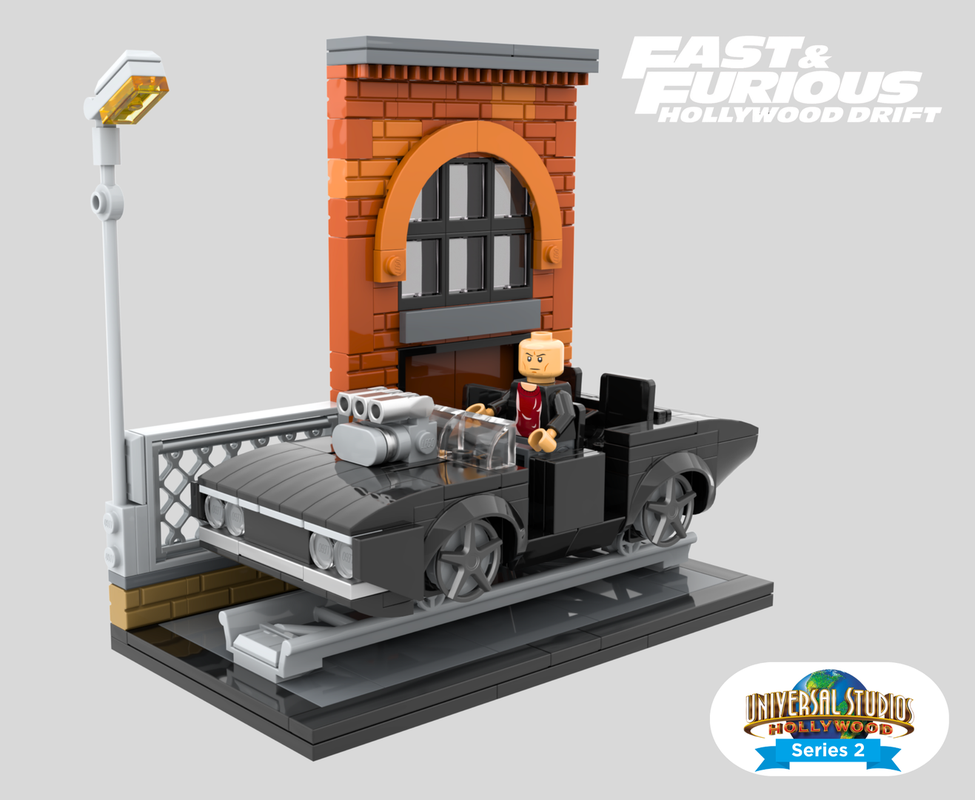 Lego Universal Studio Fast and Furious inspired building instructions, Collectible attractions Series 2