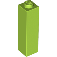Lego Brick 1 x 1 x 3 / Lime