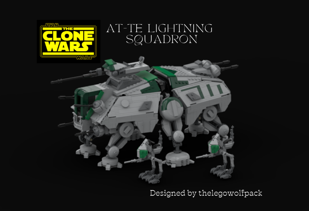 Lego AT-TE lightning squadron