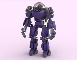 Galactic bounty hunter mech