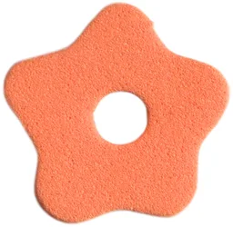 Foam Part for Set 3151 - Scala Flower with 5 Petals and Hole / Orange