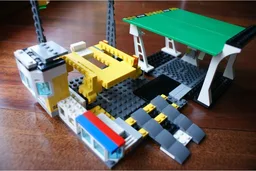 Mechanic with petrol station