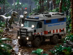 Mercedes Unimog - Jurassic Park / Mobile Veterinary Unit