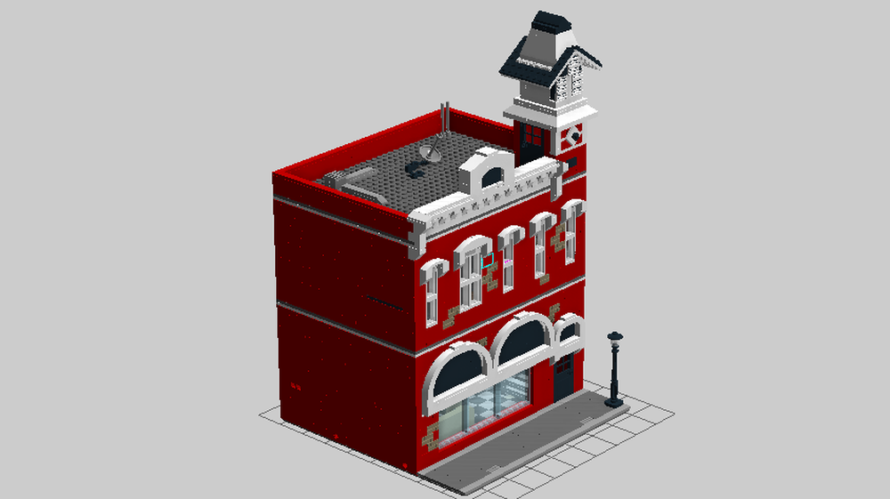 Lego Town Hall - Modular Building