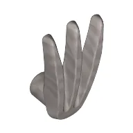 Weapon Bladed Claw Spread / Flat Silver