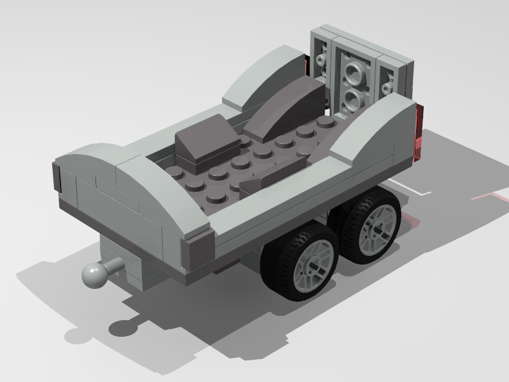 Lego Custom motorcycle trailer