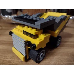 Yellow Mining Dump Truck