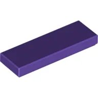 Tile 1 x 3 / Dark Purple