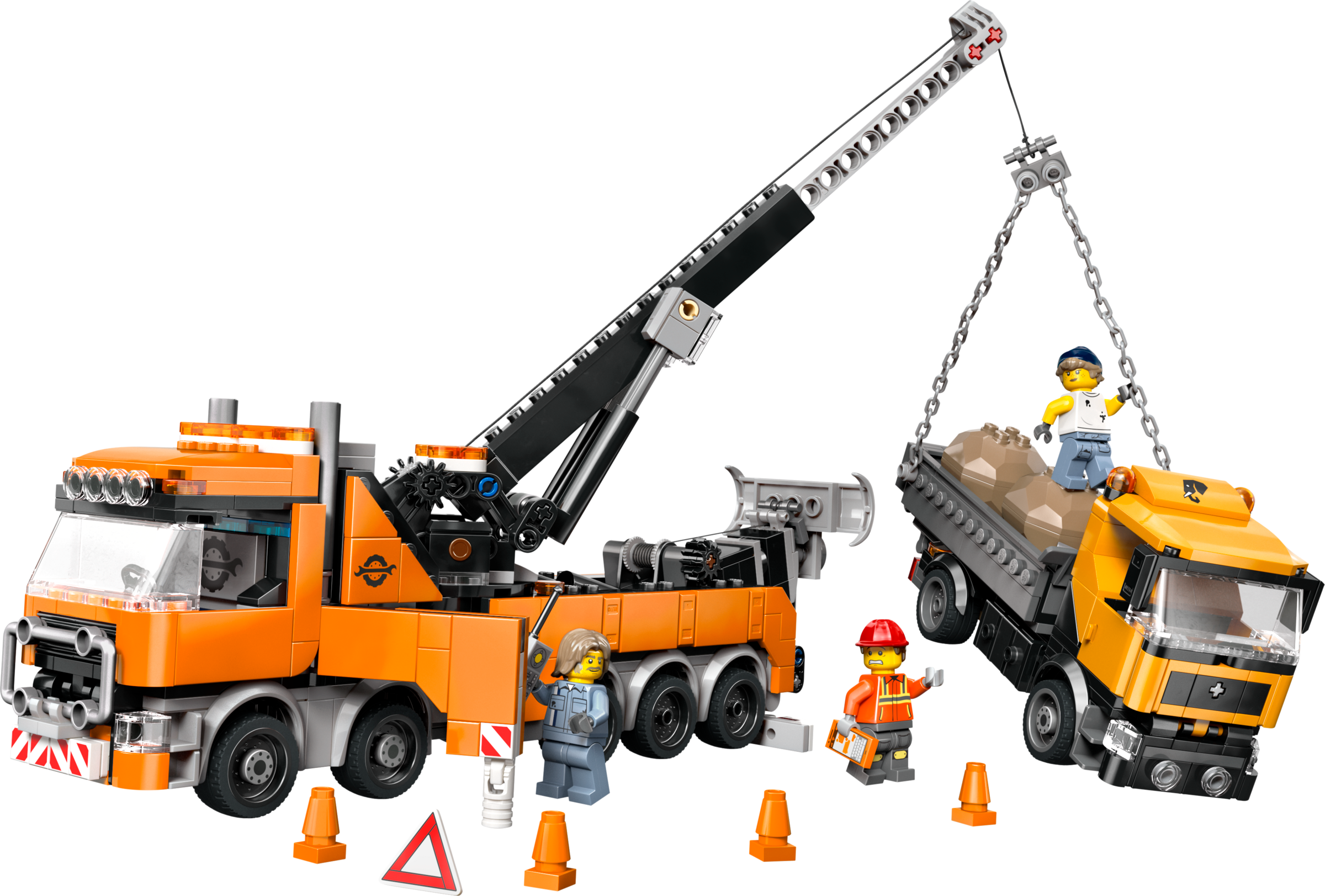 Lego Heavy-Duty Recovery Tow Truck with Crane