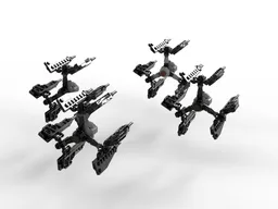 Mini Size Twin ion engine starfighter "Defender"