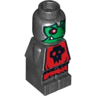 Microfig Heroica Goblin General / Pearl Titanium