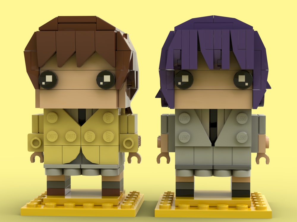 Lego Fuwa & Hara - Assassination Classroom BrickHeadz