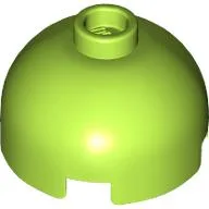 Brick Round 2 x 2 Dome Top, Vented Stud / Lime