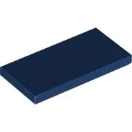 Tile 2 x 4 with Groove / Dark Blue