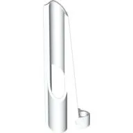 Technic Panel Fairing # 7 Small Long, Large Hole, Side A / White