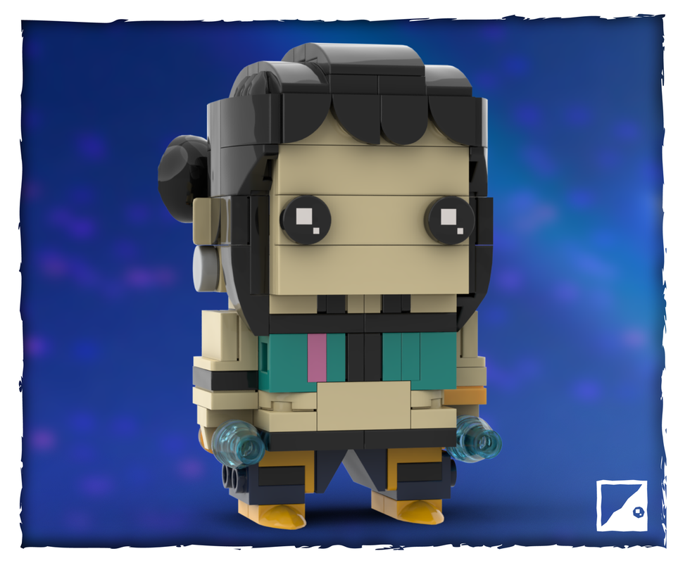 Lego Kpop Demon Hunters | Huntrix LEGO Brickheadz MOC ~ Zoey